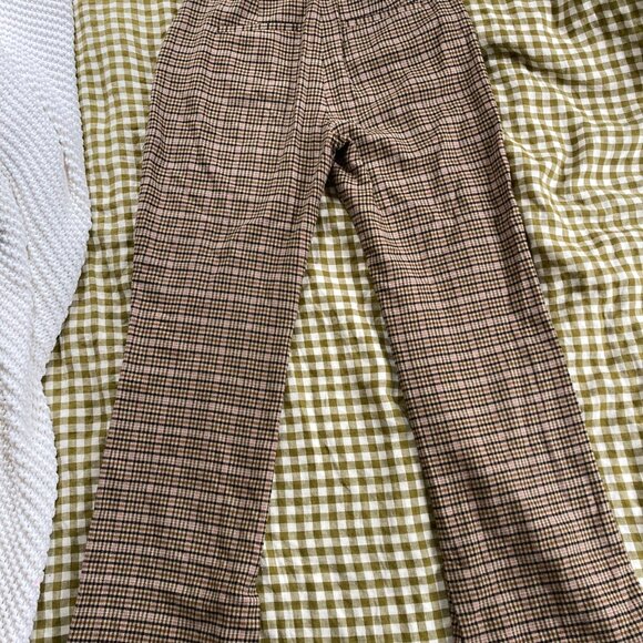 And Other Stories Checked Flared Wool Trousers - Picture 5 of 6
